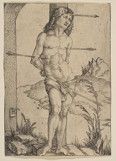 Saint Sebastian Bound to the Column