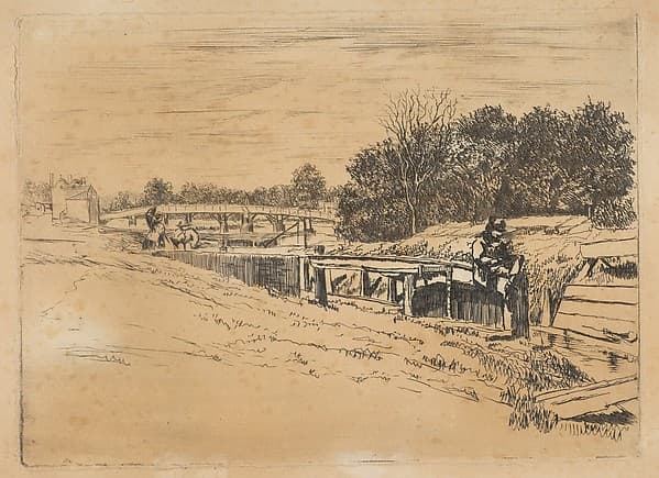 Whistler at Moulsey [Molesey Lock]
