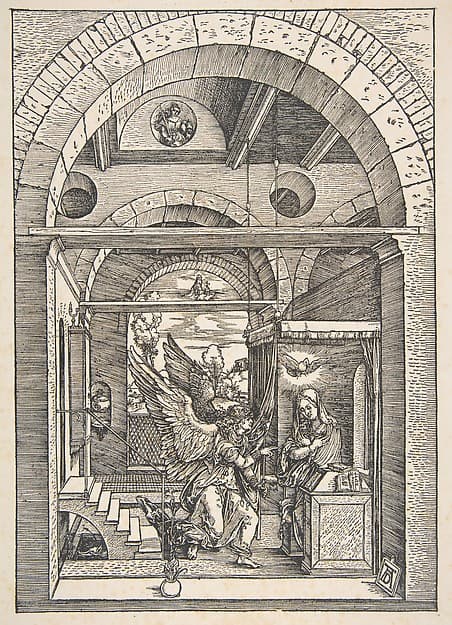 The Annunciation, from "The Life of the Virgin"