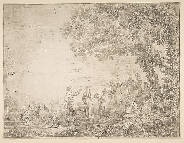 The Country Dance (Large Plate)