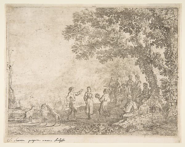 The Country Dance (Large Plate)