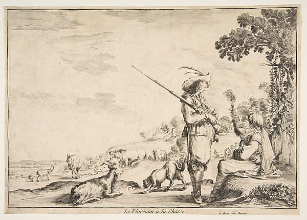 Le Florentin à la chasse