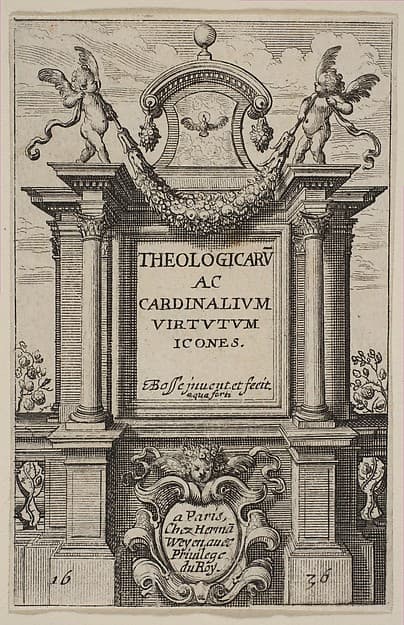 Frontispiece to The Theological and Cardinal Virtues