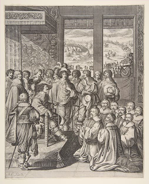 Louis XIII Listens to the Provost of the Merchants of Paris on December 23, 1628