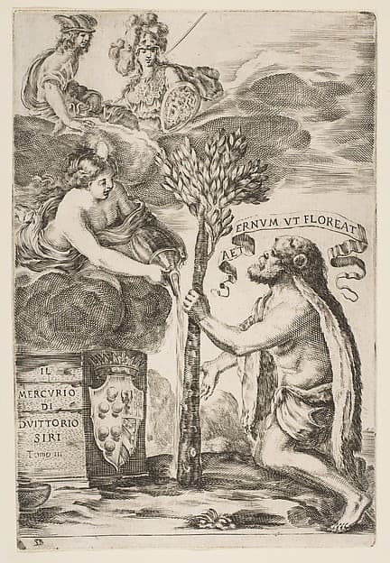 Frontispiece for Il Mercurio, III: Hercules Planting His Club