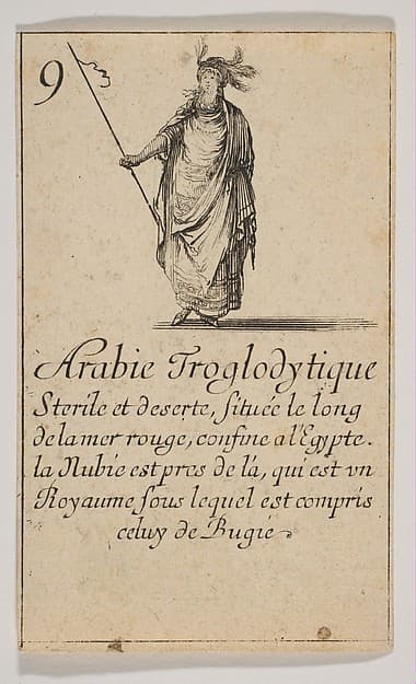 Arabie Troglodytique, from "Jeu de la Géographie"