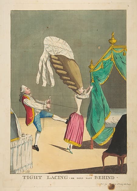 Tight Lacing or Hold Fast Behind