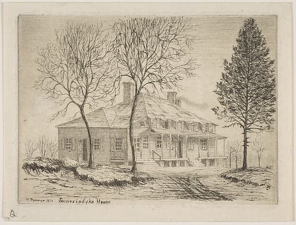 Somerindyck House, Bloomingdale Road, from "Scenes of Old New York"