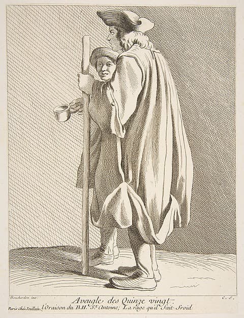 A Blind Man from the Quinze-Vingts Hospital