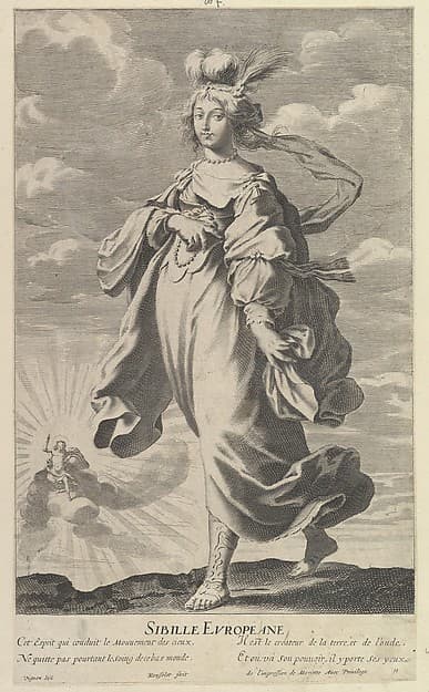 Sibyl of Europe, from La Galerie des femmes fortes