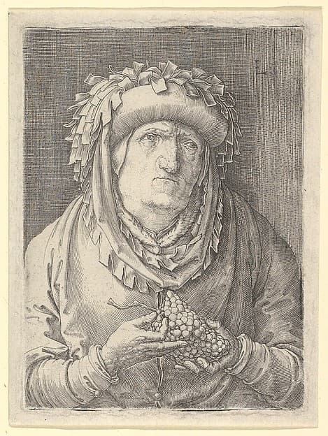 Old Woman With Grapes