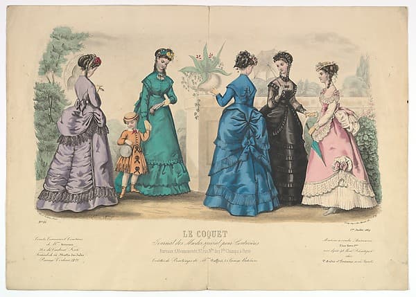Le Coquet, No. 22, from Journal des Modes Spécial pour Couturières
