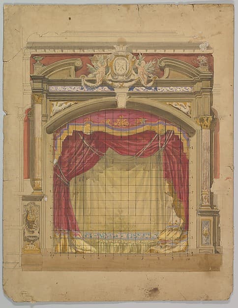 Design for a Stage Set: Casino de St. Etienne