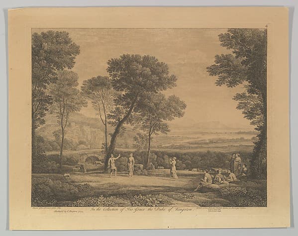 Dance Under the Trees (Landscape with Rural Dance)
