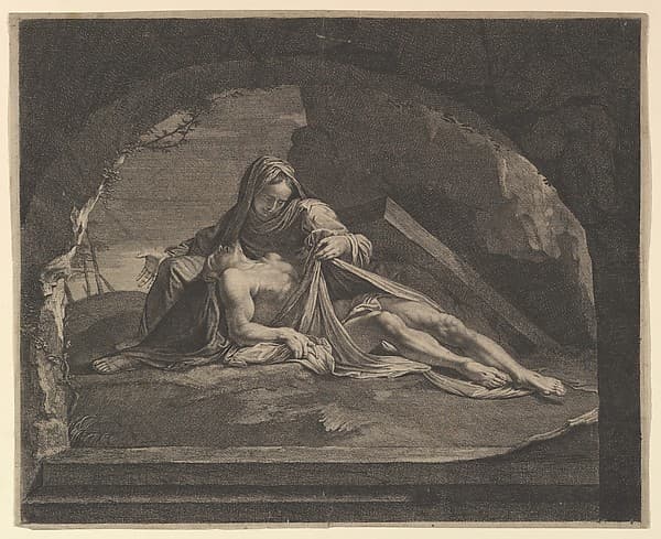 La Vierge au sepulcre