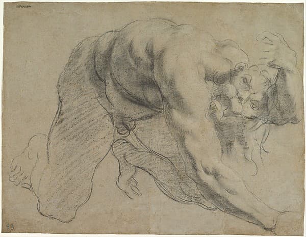 Crawling Male Figure (Study for Cacus)