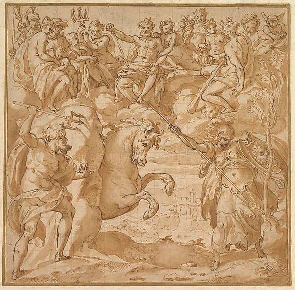 The Contest Between Athena and Poseidon for the Possession of Athens