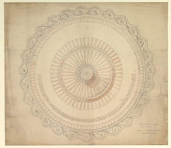 Design for a Porcelain Plate