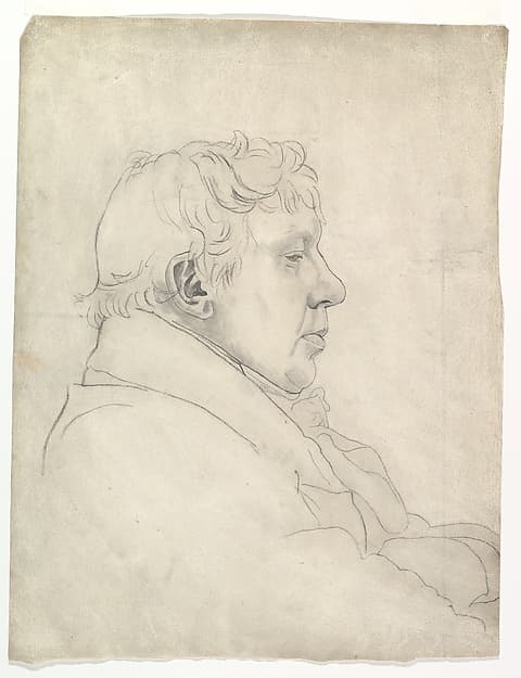 Portrait of a Man in Profile