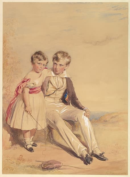Portrait of Two Children