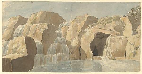 Design for Rock-work and Cascades at Virginia Water, Windsor Great Park