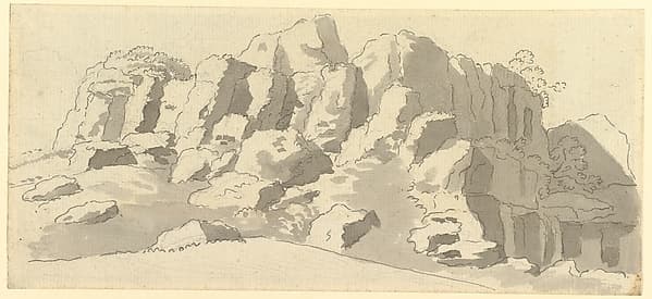 Design for Rock-work at Virginia Water, Windsor Great Park