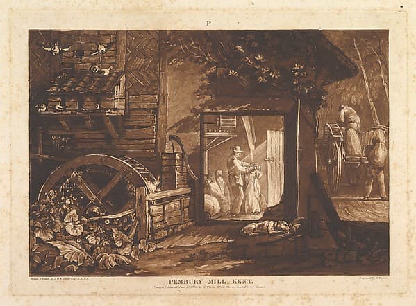 Pembury Mill, Kent (Liber Studiorum, part III, plate 12)