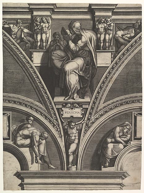 The Persian Sibyl; from the series of Prophets and Sibyls in the Sistine Chapel