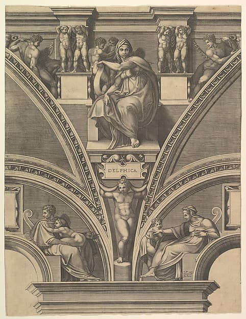 The Delphic Sibyl, from "Prophets and Sibyls in the Sistine Chapel"