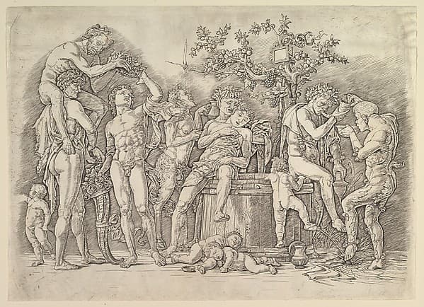 Bacchanal with Wine Vat