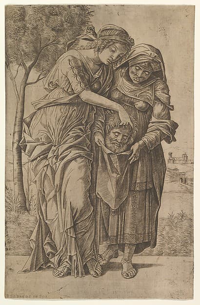Judith and her maidservant with the head of Holofernes