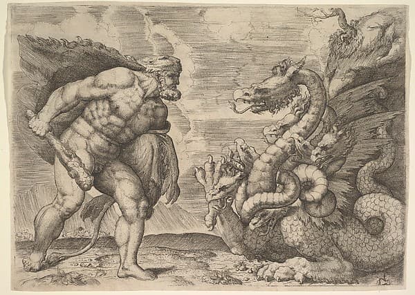 Hercules and the Hydra of Lerna