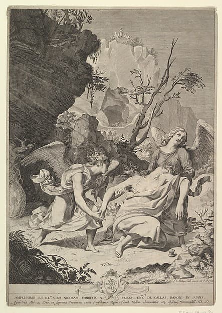 Dying Magdalen Sustained by Angels