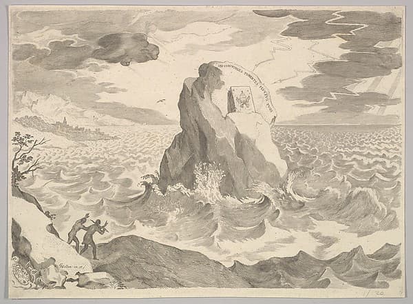 Allegory Against the Pelagian Heresy (Allégorie contre l'hérésy pélagienne et armoires)