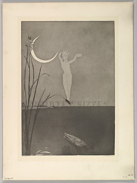 Titelblatt, from the series "Radierte Skizzen"