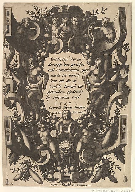 [Four plates of ornamental panels]