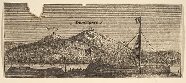 Drachenfels and Lowenburg, from "German Views"