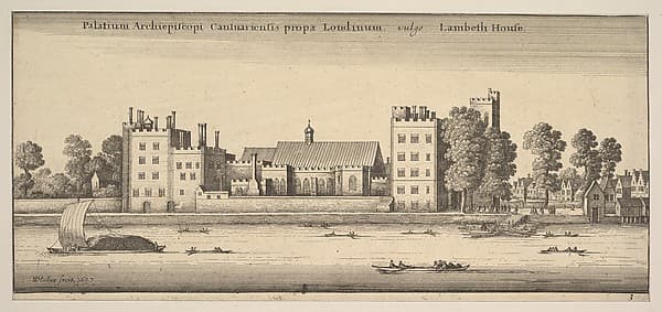 Palatium Archiepiscopi Cantuariensis propae Londinum vulgo Lambeth House (Lambeth House: Palace of the Archbishop of Canterbury, London)