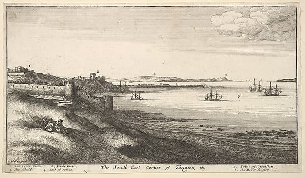 South East Corner of Tangier, from "Views of Tangier"