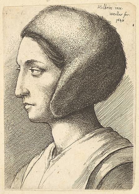 Margaret Griggs (Woman in a fur bonnet, profile to the left)