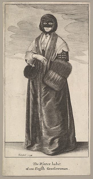 English Lady in Winter Costume (The Winter habit of an English Gentlewoman)
