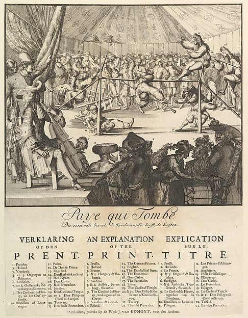 Paye qui Tombe: Die eerst valt betaelt de Speelman, die laest, de Kosten (The Fall of the Country: The First That Falls Pays the Player, the Last the Costs)