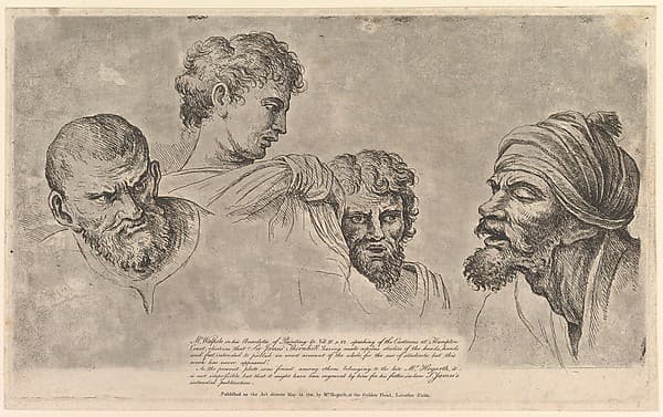 Four Heads From the Raphael Cartoons at Hampton Court