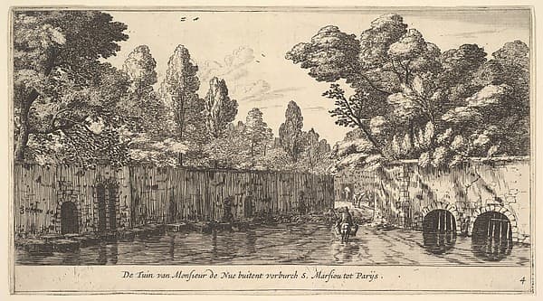 The Garden of M. de Nue Outside of the Suburb of S. Marceau near Paris
