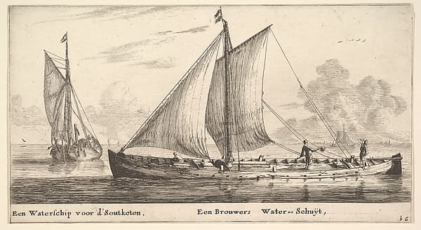 A "Watership" Carrying Water for Salt Works and Another One Carrying Water for the Breweries