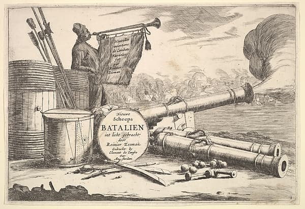 Instruments of Naval Combat, A Sailor Sounding the Trumpet