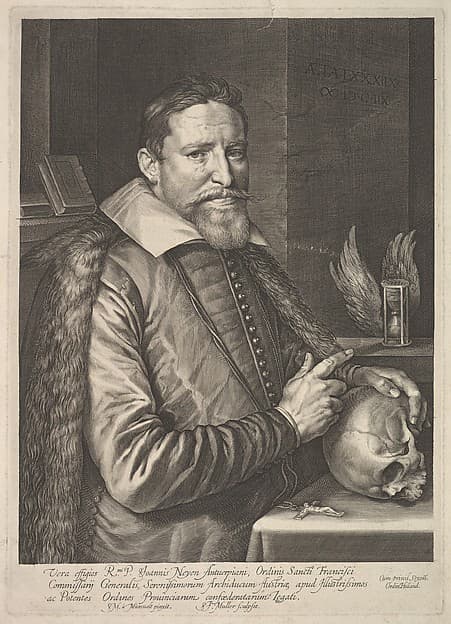 Portrait of Joannes Neyen, General of the Order of Franciscan Friars, Ambassador in Trier