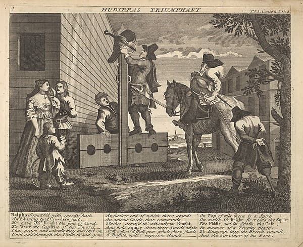 Hudibras Triumphant (Plate 4: Illustrations to Samuel Butler's Hudibras)