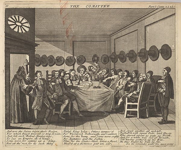 The Committee (Plate 10: Illustrations to Samuel Butler's Hudibras)