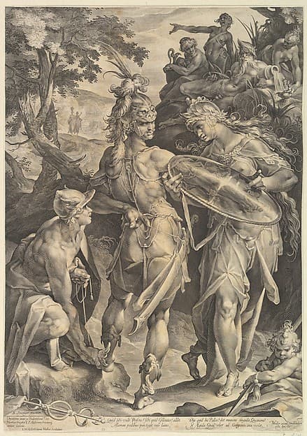 Minerva and Mercury Arming Perseus